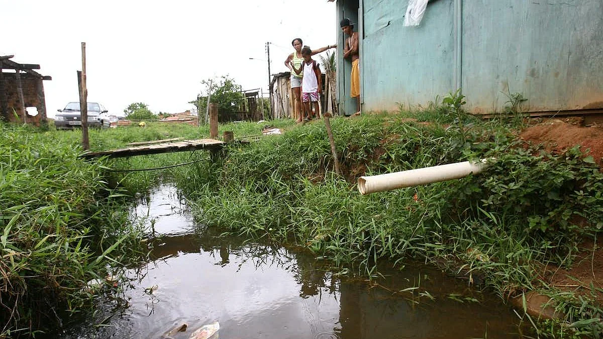 Untreated sewage