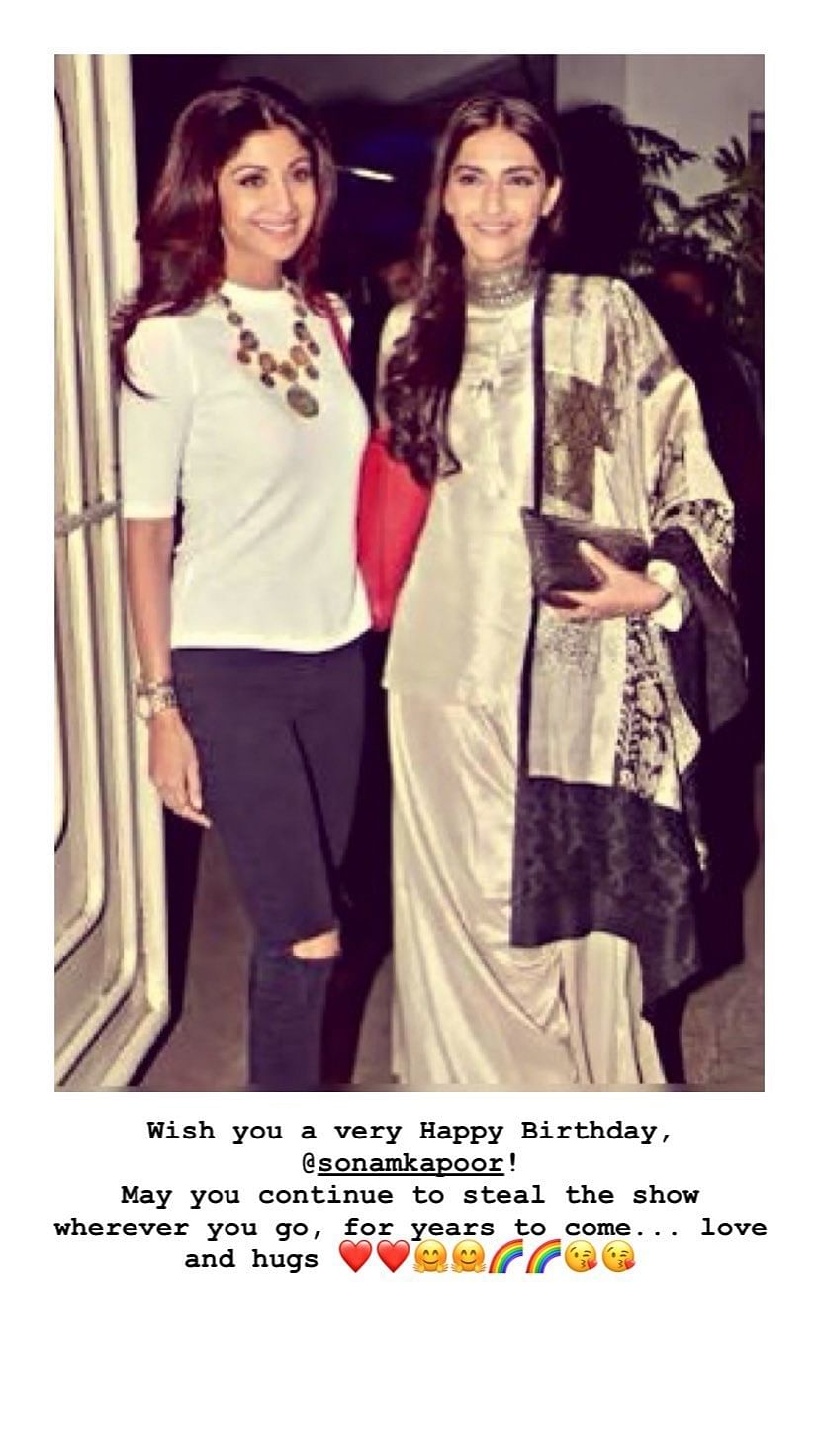 Sonam celebrated her birthday in Mumbai with her family. 