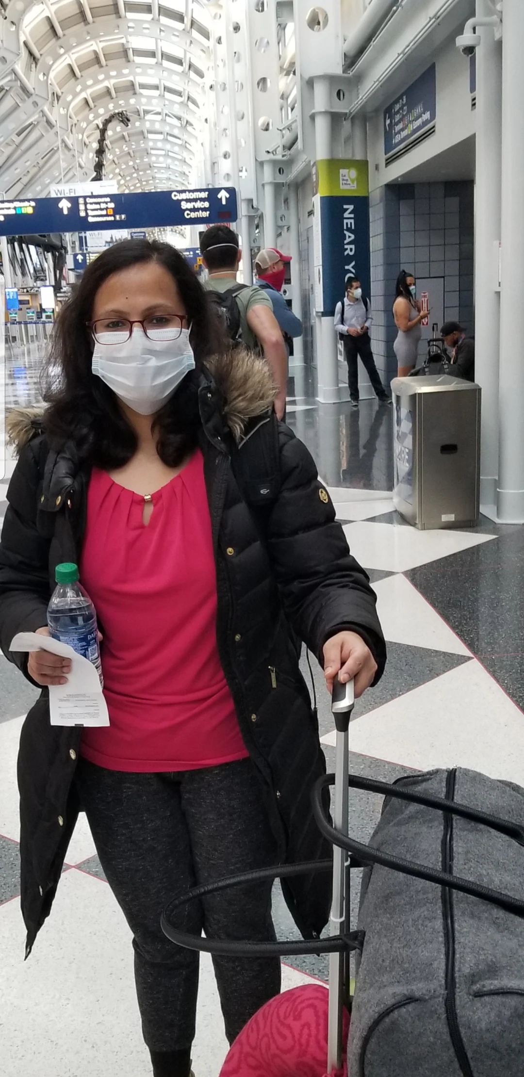 Ready to leave Chicago. 