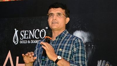 Cricket Association of Bengal (CAB) President Sourav Ganguly during a promotional programme in Kolkata on Aug 2, 2019.