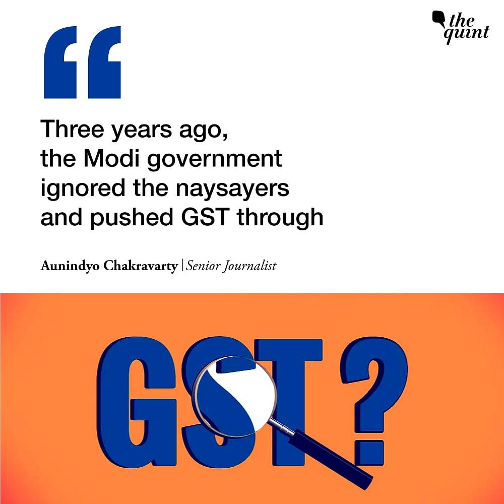 3 years & a pandemic have given us enough data to show that GST, in its current form, is a failure.