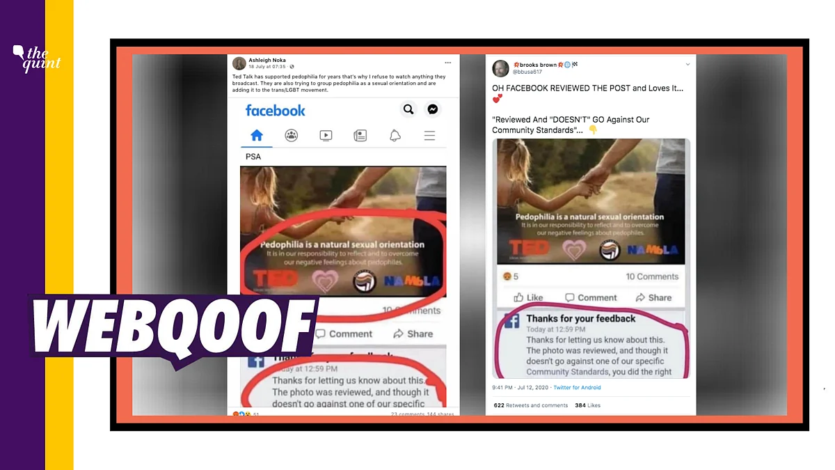 Fact Check Of Hoax Ad Shared As Evidence Of Facebook Ted Supporting Pedophilia