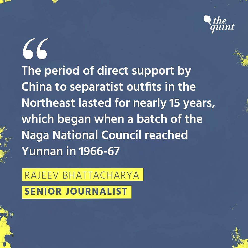 China’s aid to separatist outfits in Northeast has been covert & has gone through many phases over 50 years.