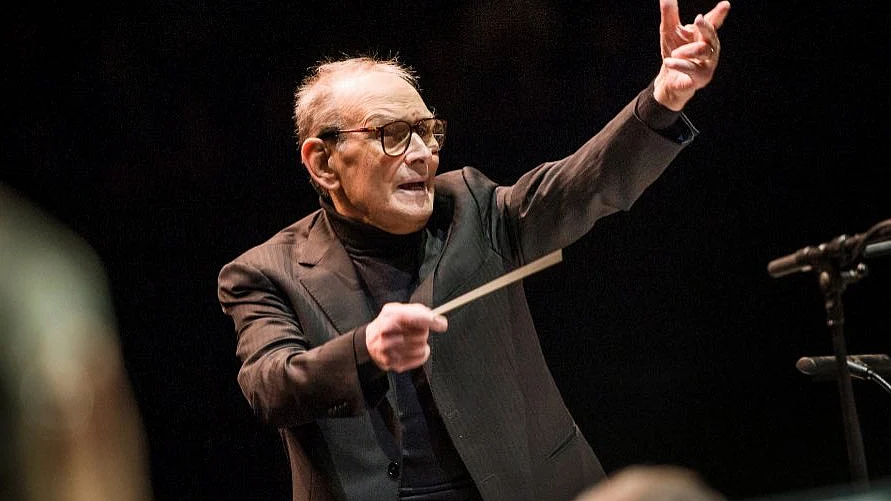 Celebrated Italian composer Ennio Morricone.