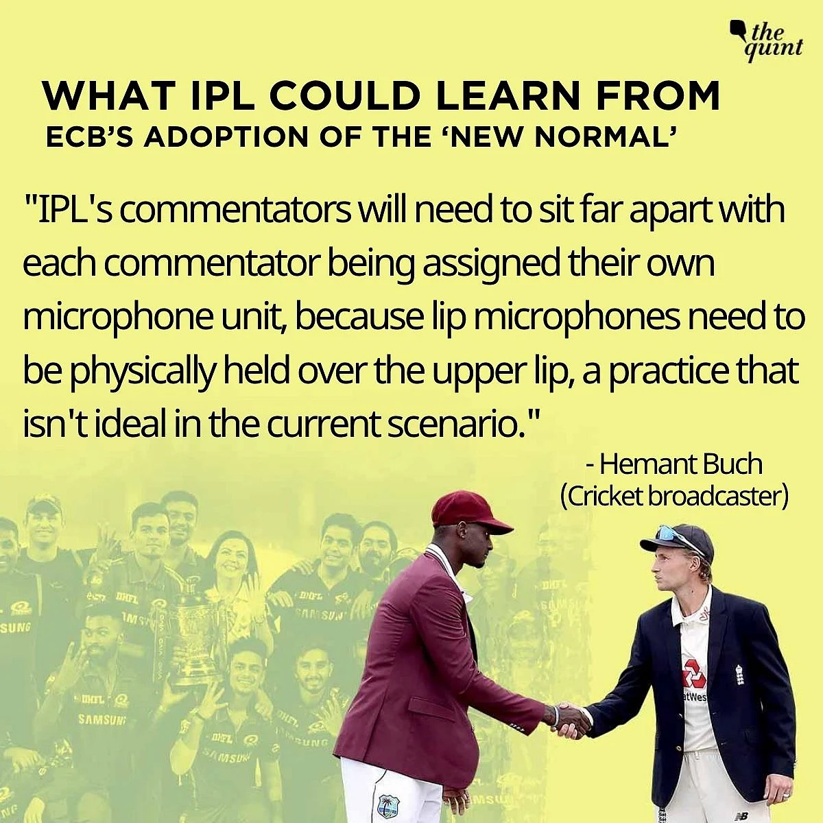 England-WI Test Series Learnings Could Help BCCI Pull Off IPL