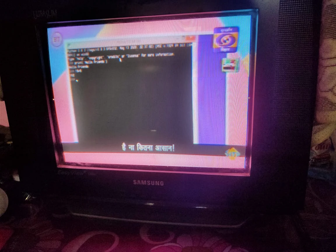 A lesson in Coding, via Doordarshan