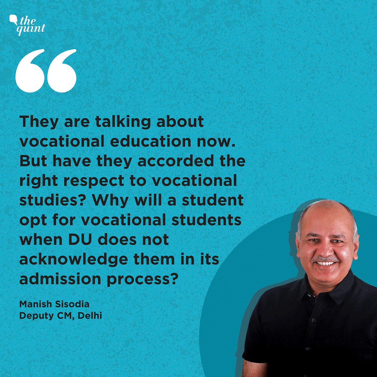 Sisodia said that while the NEP 2020 addresses India’s education gaps, it is silent on how they would be reformed.