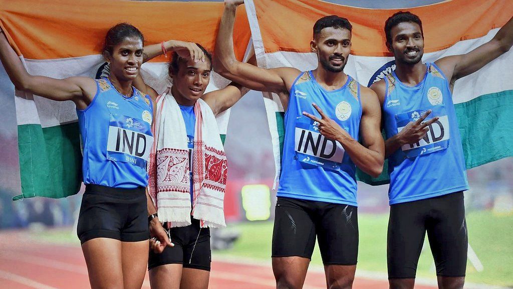 The silver medal that the Indian 4x400 mixed relay quartet won at the 2018 Asian Games has been made a gold.