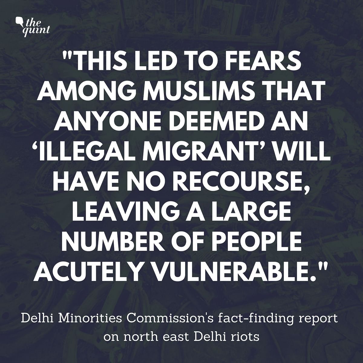 Delhi Minorities Commission’s fact-finding report on Delhi riots mentions Kapil Mishra’s speech among other details.