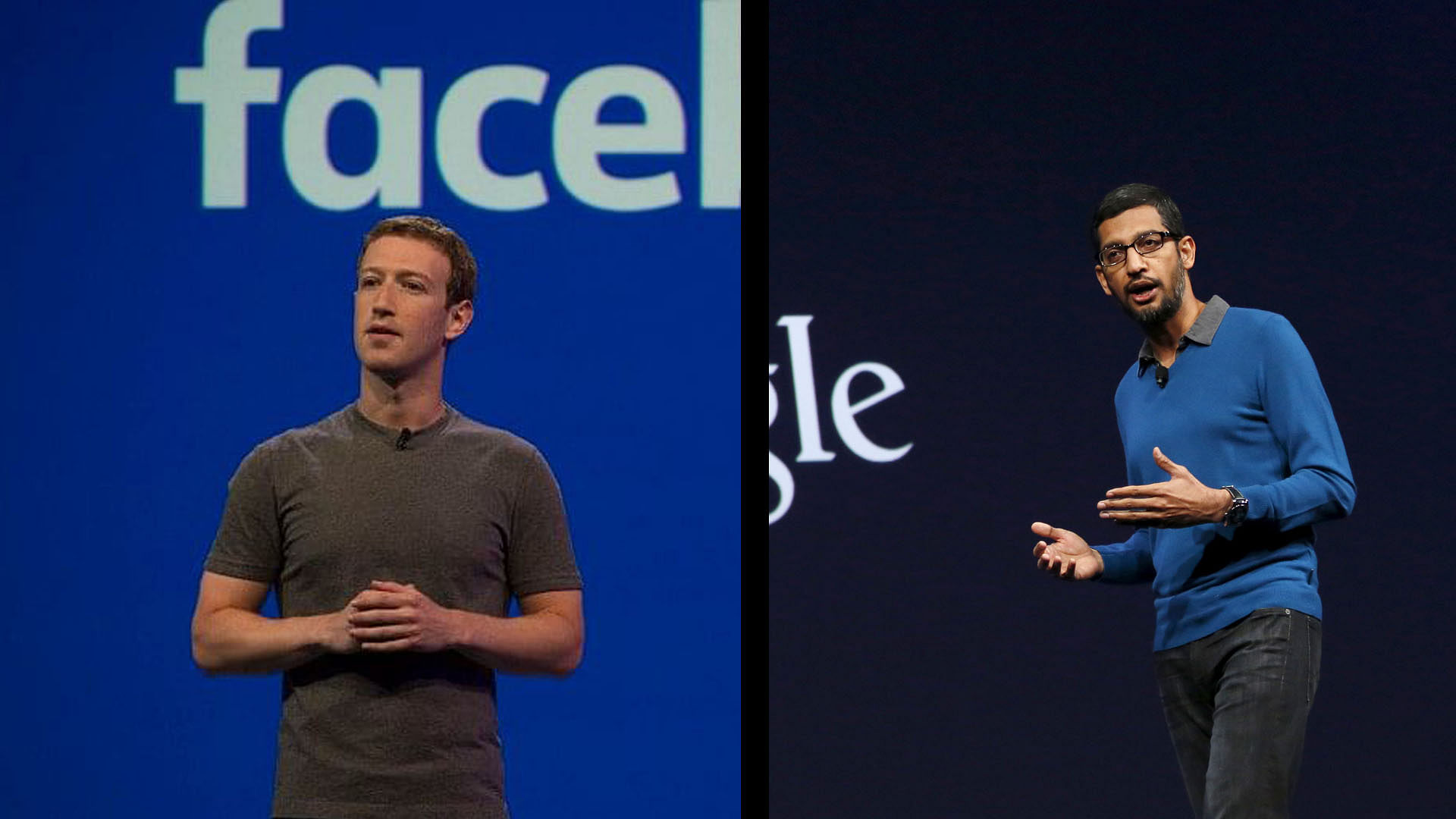 Both Facebook and Google have reported their recent revenue figures.