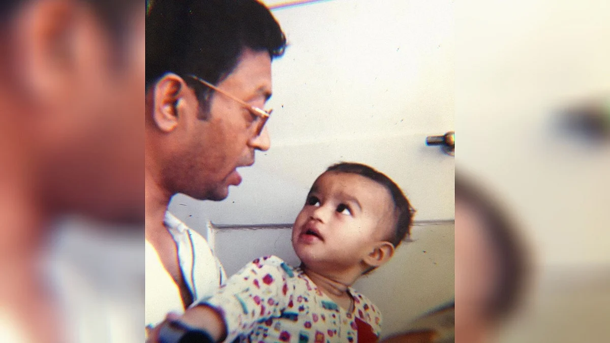 Irrfan Khan with son Babil.