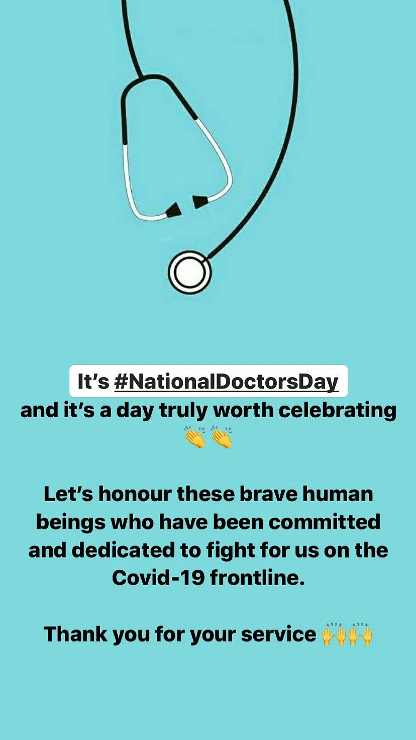 Never Keeping Doctors Away: Tahira Pens Note on Doctors’ Day
