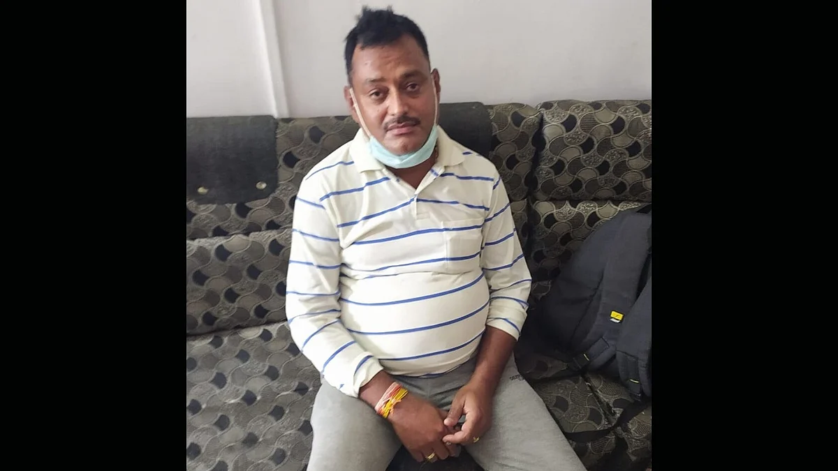 File image of UP history-sheeter Vikas Dubey, who was killed in an alleged police encounter recently.