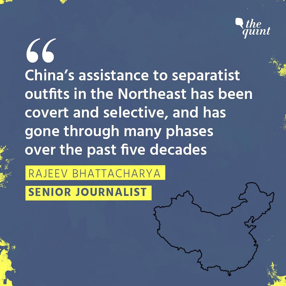 China’s aid to separatist outfits in Northeast has been covert & has gone through many phases over 50 years.