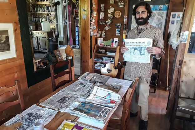 A cafe owner in France found Indian newspapers from 1966