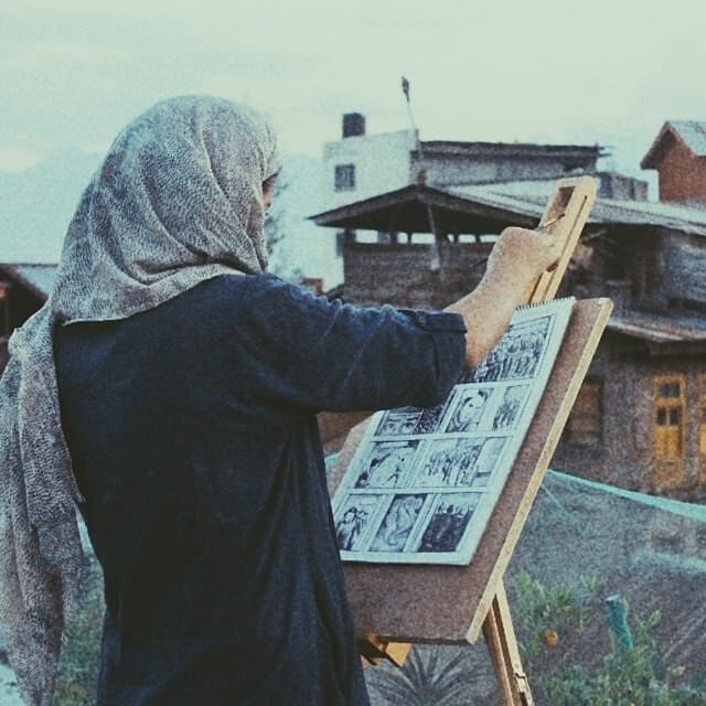 Four Kashmiri artists on the impact of conflict on their minds and how they are unable to detach from it.