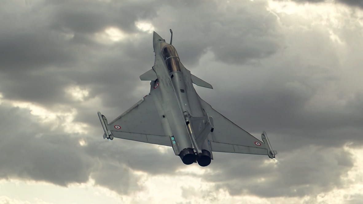 The Dassault Rafale in action.