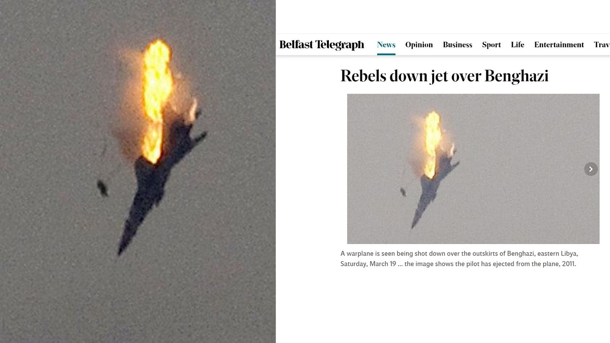 Pics From Libya, B’luru Shared as ‘Indian Jet Shot Down in Nepal’