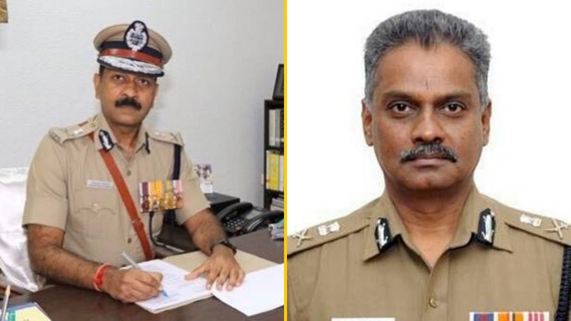 The Tamil Nadu government has appointed Mahesh Kumar Aggarwal (left) as Chennai’s City Commissioner replacing AK Viswanathan (right).