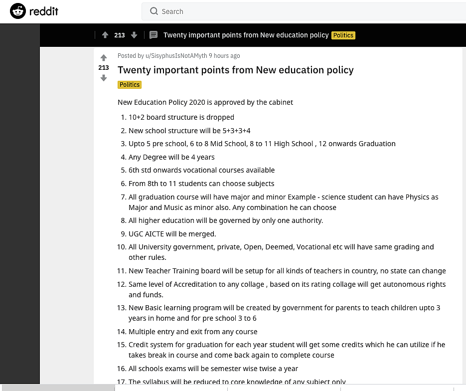 Viral Message on NEP 2020 is Not Entirely Based on Facts!