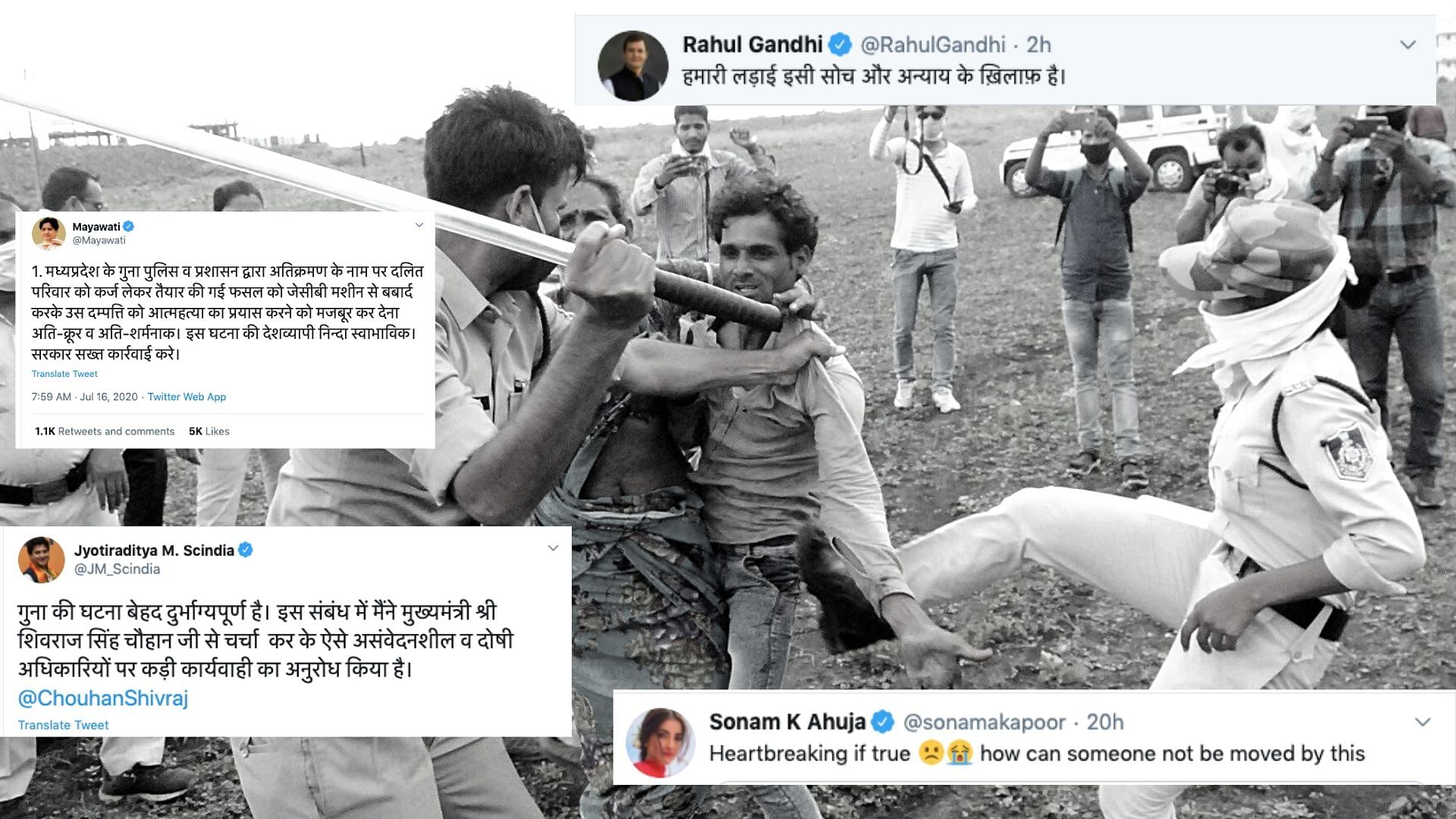 As the videos from and the news of this heartbreaking incident floods social media, various public figures, including Congress Leader Rahul Gandhi and MP JM Scindia have come forward to express dismay.