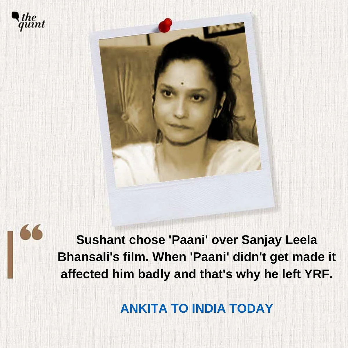 I Haven't Given Any Statement of Rhea Harassing Sushant: Ankita