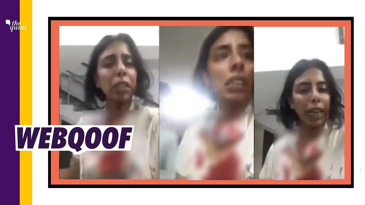 An incident that happened in Delhi’s Rishi Nagar is being circulated with a false narrative.