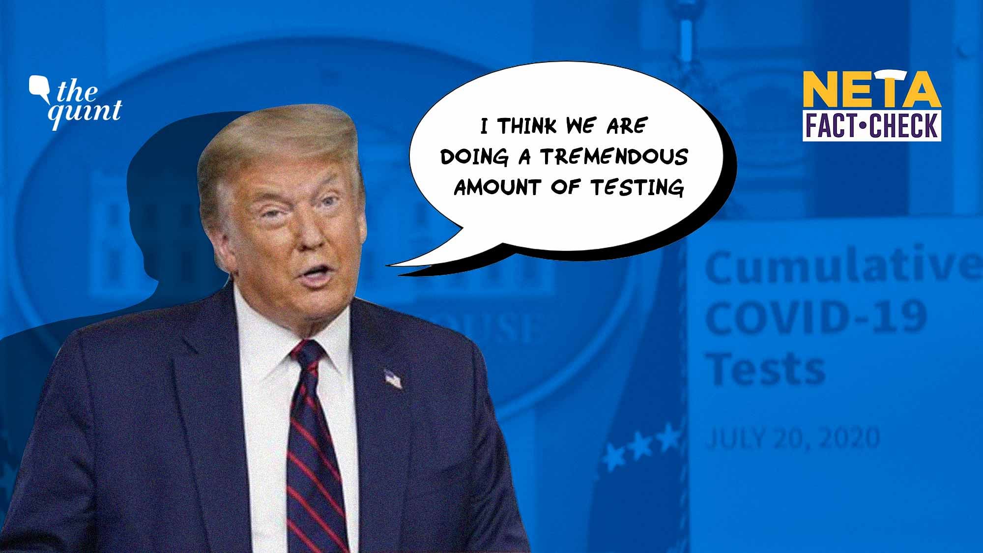 Trump’s COVID-10 testing numbers don’t provide the full story.