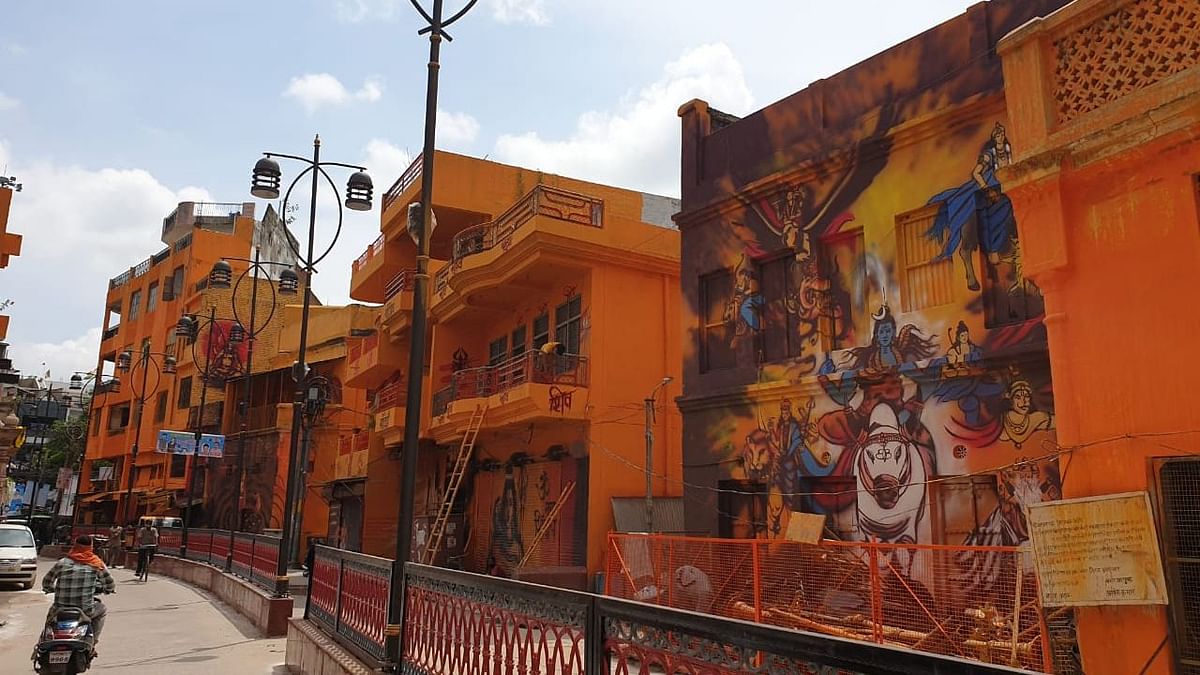 UP Min Gets Houses on Street Painted Saffron, Complaint Registered