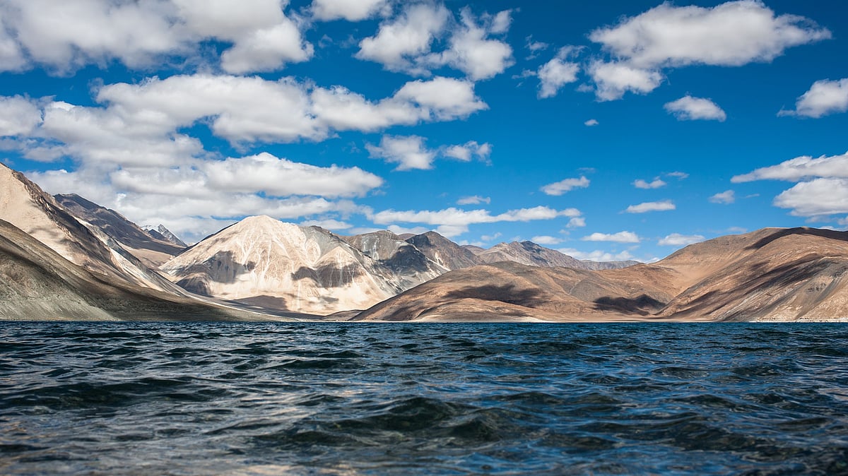 The inscriptions fall between finger 4 &amp; 5 of the disputed area near Ladakh’s Pangong Tso.