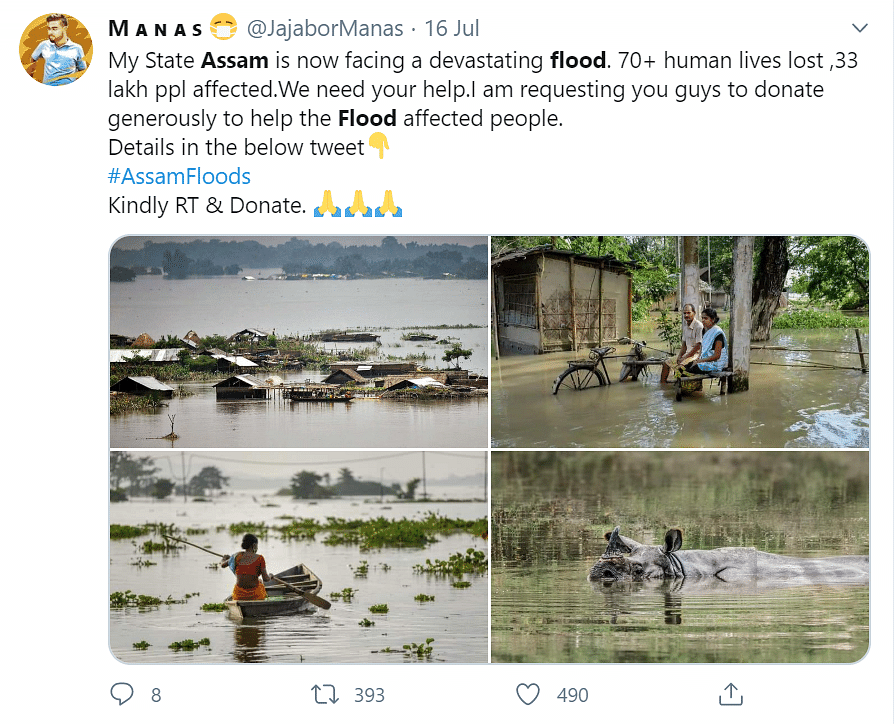 Both the images used by Priyanka Gandhi in her tweet are old. 