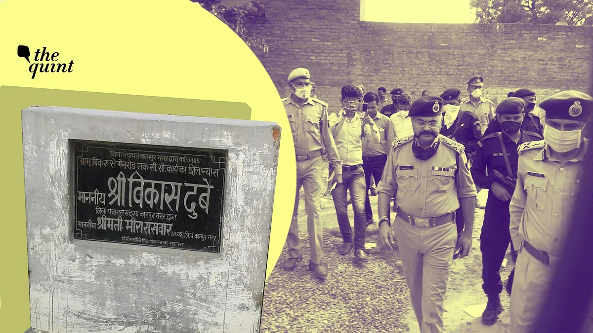Eight police officers have been killed in a shootout in Kanpur.
