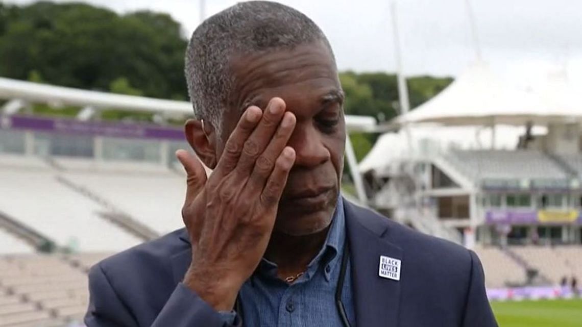Legendary West Indies pacer Michael Holding was reduced to tears while discussing the racism his parents faced in the past.