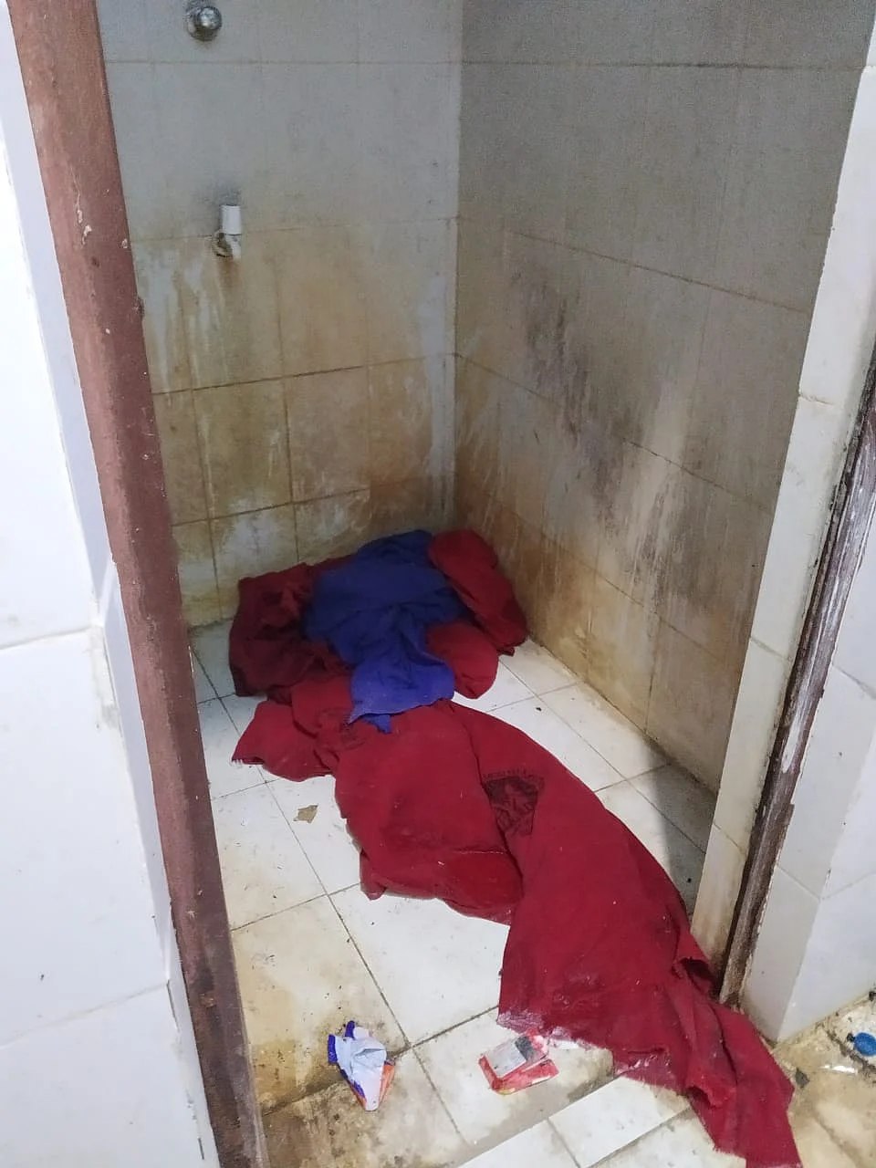 State of bathrooms in the ward.