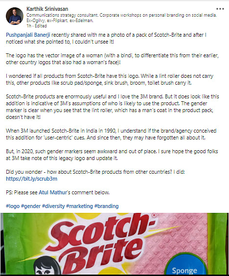 After Receiving Flak Scotch Brite Promises To Change Sexist Logo