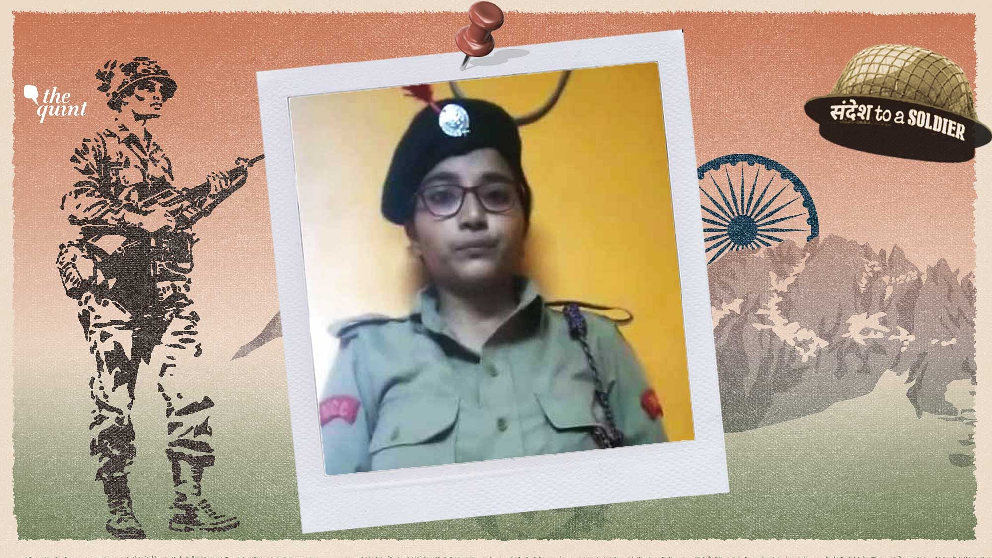Krishna Sodha from Ahmedabad shares her Sandesh to a Soldier.