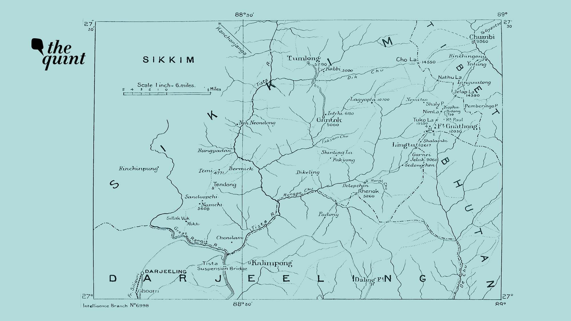 China’s claim along the Sikkim-Bhutan border can be easily countered using historical documents.