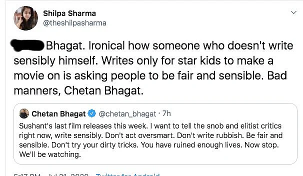 Chetan Bhagat Called Out for His 'Snob & Elitist Critics' Tweet