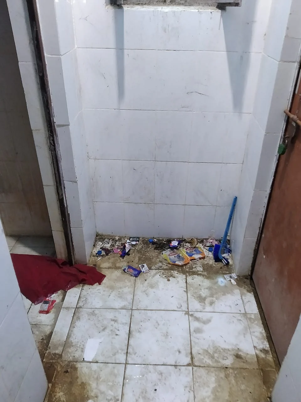 State of bathrooms in the ward.