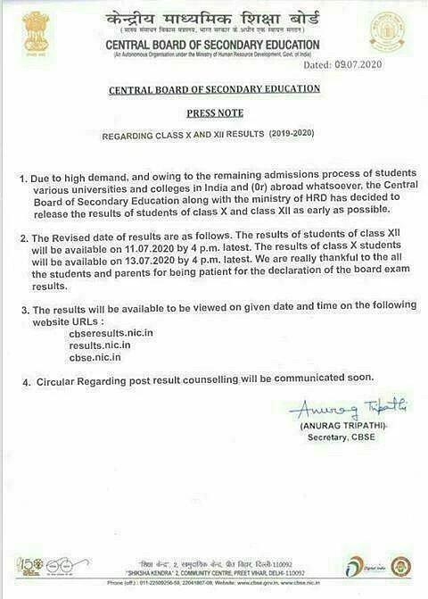 Has CBSE Declared Result Dates for Class 10 &12? Circular is Fake!