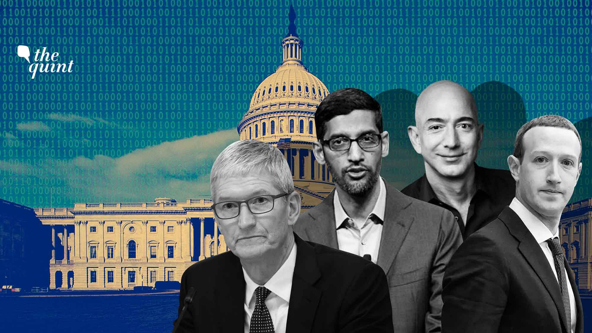 The House Judiciary Committee of US Congress will be questioning Amazon’s Jeff Bezos, Apple’s Tim Cook, Facebook’s Mark Zuckerberg and Google’s Sundar Pichai via video conferencing.