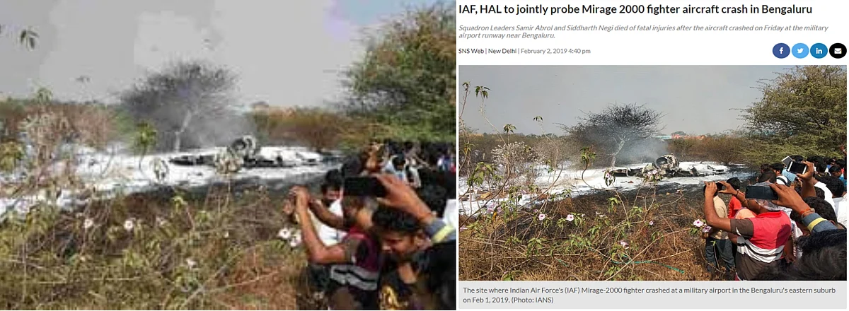 Pics From Libya, B’luru Shared as ‘Indian Jet Shot Down in Nepal’