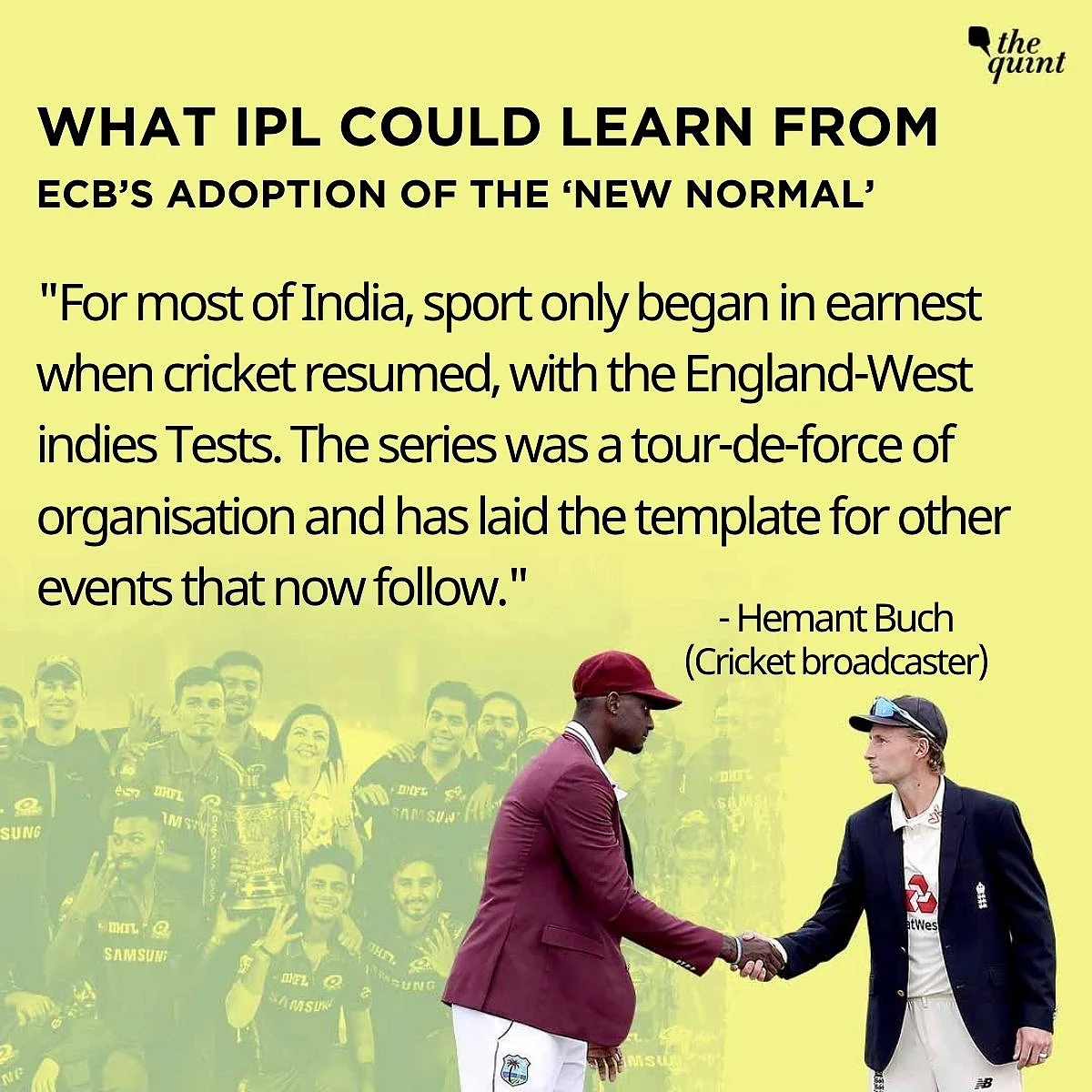 England-WI Test Series Learnings Could Help BCCI Pull Off IPL