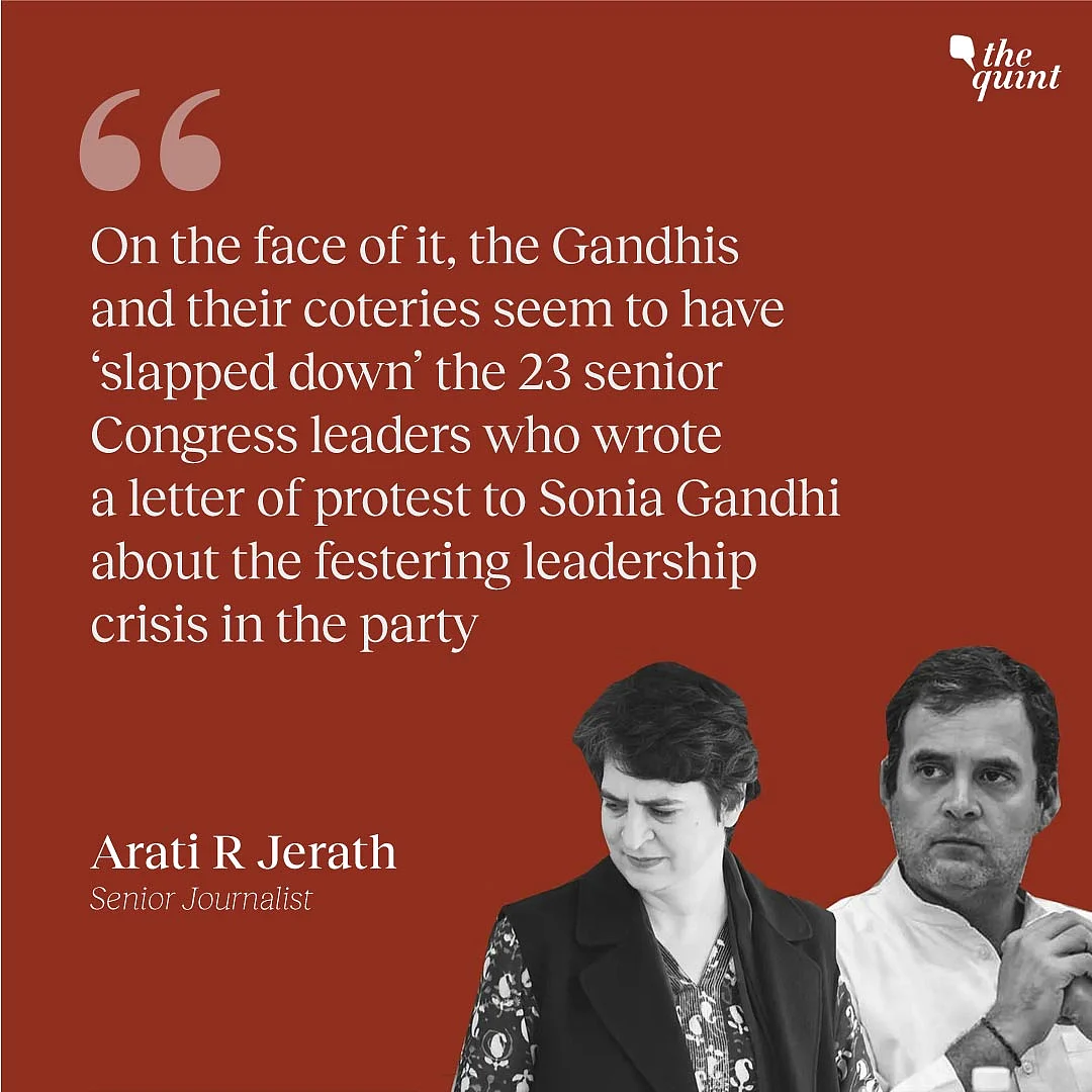 Congress Crisis: Will Rahul & Priyanka Meet Dissenters Half-Way?