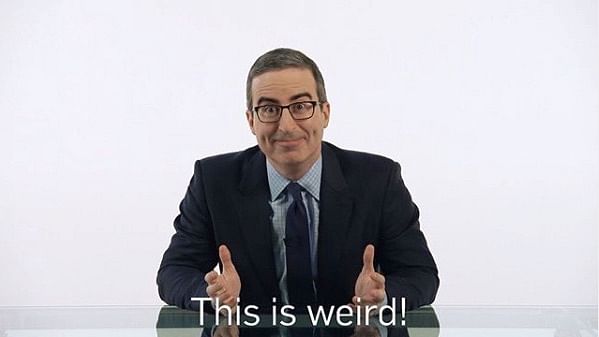 John Oliver in Last Week Tonight.