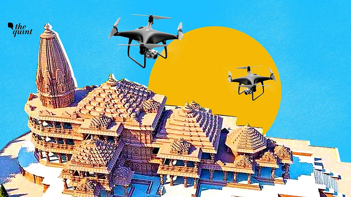 DJI system’s Phantom drones were used as part of the security arrangements, a senior officer of Ayodhya Police told The Quint