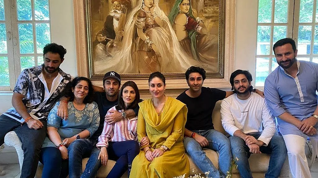 The Kapoor family celebrates Rakhi.