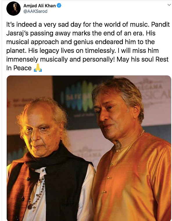 Indian Classical Vocalist Pandit Jasraj Passes Away at 90