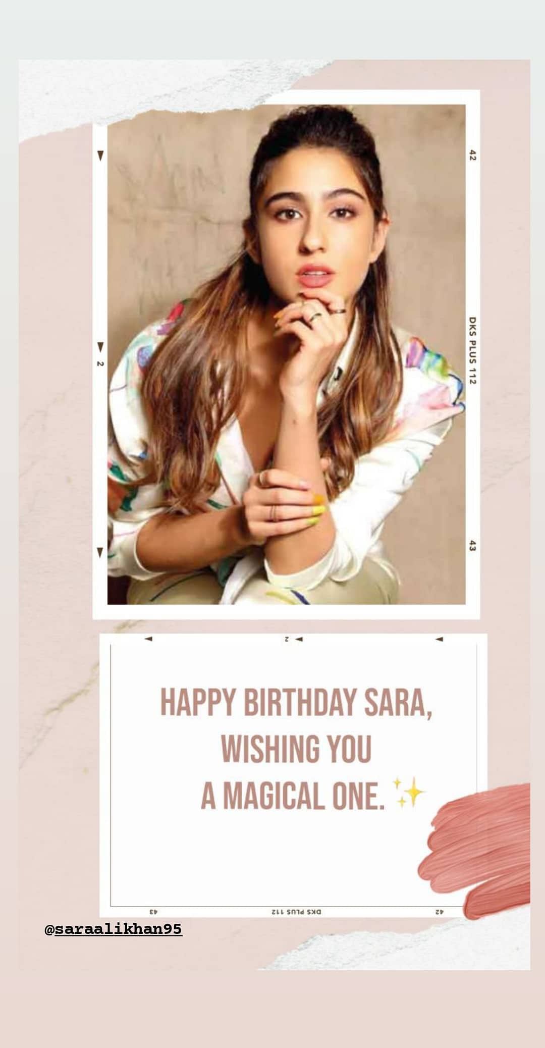 Sara rang in her birthday in Goa. 