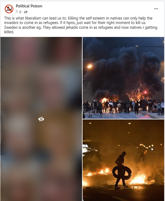 Fact Check On Sweden Riots 2020 Collage Of Assaulted